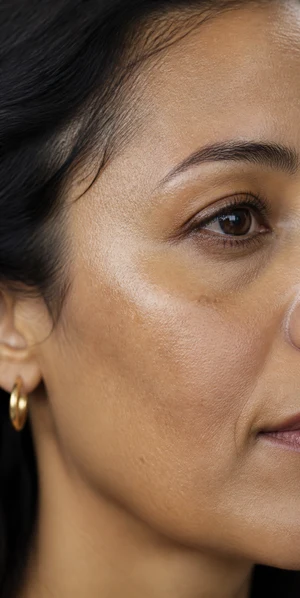 Realistic cheek and temple texture detail for Beauty Booster planning