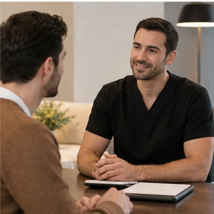Healing response review pour l’information sur les soins après Morpheus8 à la Clinique AG de Montréal.