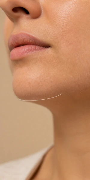 zone d'épilation laser du visage